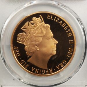 2016 Five Pound Gold Sovereign Butler head