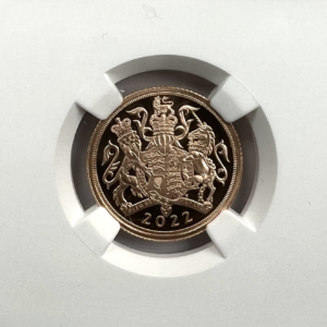2022 Proof Gold Sovereign PF70UCAMEO