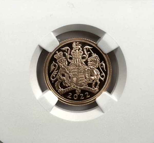 2022 Proof Gold Sovereign PF70UCAMEO