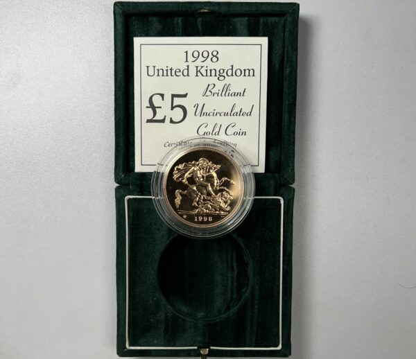1998 Gold 5 Pound Sovereign(1)