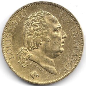 40-Francs-Gold-coin-1817-obverse