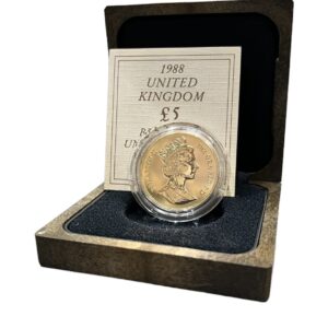 1988-Gold-Five-Pound-Sovereign-BU-